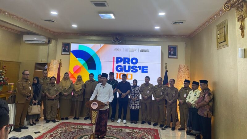 Gus Fawait saat acara Pro Gus'e 100 (Sumber foto: Sigit)