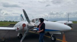 Monitoring di Bandara Notohadinegoro (Sumber foto: Sigit)