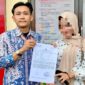 Korban pelecehan seksual dengan didampingi kuasa hukumnya lapor ke Polres Jember (Sumber foto: Sigit)