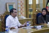 Gus Fawait bersama Megawati di Pendopo (Sumber foto: Sigit)