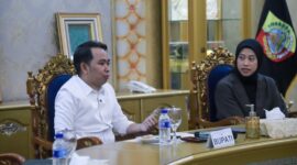Gus Fawait bersama Megawati di Pendopo (Sumber foto: Sigit)
