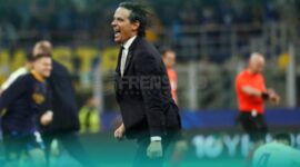 Ekspresi Simone Inzaghi Usai Kubur Mimpi Treble Winner Barcelona (Sumber: Reuters)