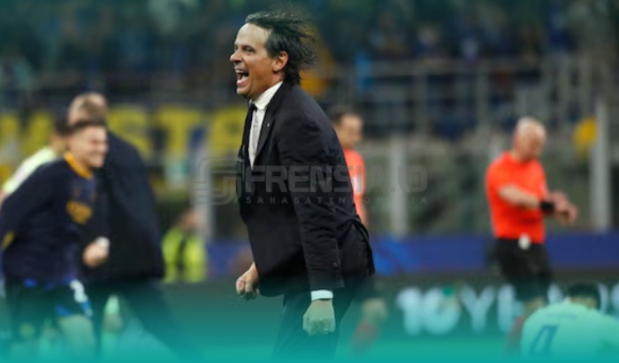 Ekspresi Simone Inzaghi Usai Kubur Mimpi Treble Winner Barcelona