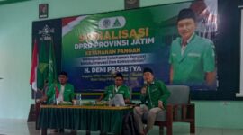 Sosialisasi DPRD Provinsi Jatim, H.Deni Prasetya