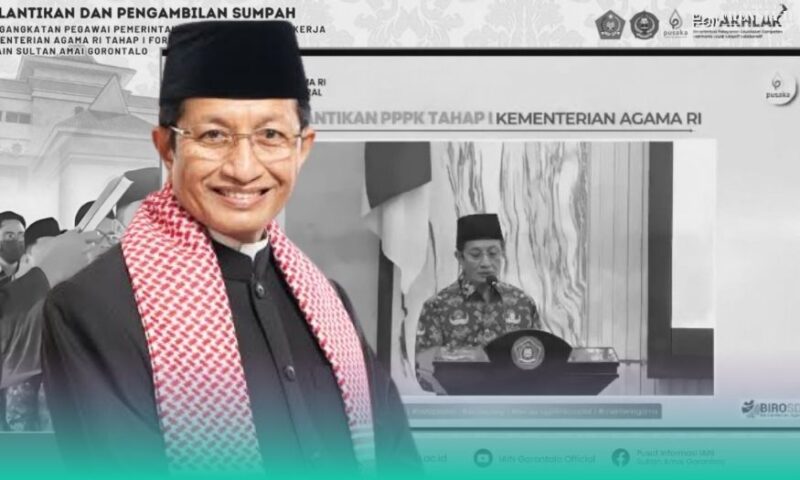 Gambar Sambutan Menteri Agama Di Pelantikan PPPK, Berharap Ada Kesadaran Eko-Teologi Bersama (Sumber: Grafis Frensia)
