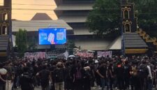 Suasana saat aksi berlangsung (Sumber foto: Istimewa)