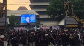 Suasana saat aksi berlangsung (Sumber foto: Istimewa)