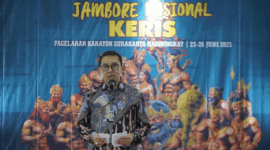 Menteri Kebudayaan Menghadiri Jambore Keris di Keraton Surakarta (Sumber: Foto Istagram Fadli Zon)