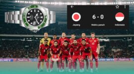 Gambar Dapat Rolex Malah Rilex, Timnas Dibantai Jepang (Sumber: Grafis Frensia)