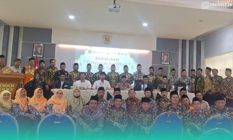 Gambar SMART, Tawaran Strategis Prof Hepni, Saat Hadiri Sosialisasi Percepatan Wakaf (Sumber: Mashur Imam)