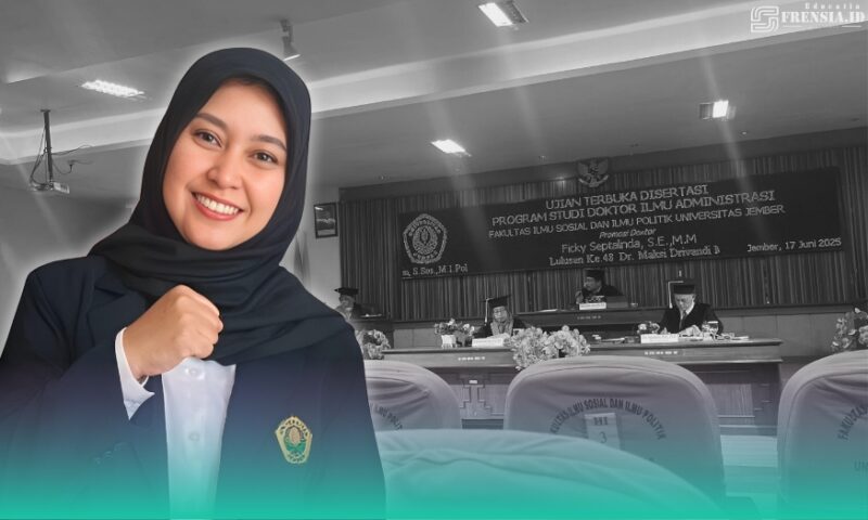 Gambar Teliti Penganggaran Reses! Ficky Septalinda, Anggota DPRD Banyuwangi, Lulus Program Doktoral FISIP UNEJ (Sumber: Frensia Grafis)