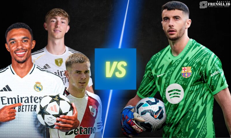 Gambar Saat Real Madrid Telah Rekrut Tiga Pemain Keren, Barcelona Masih Satu (Sumber: Grafis Frensia)