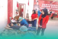 Gambar Aksi Sosial Peringati Bulan Bung Karno, DPC PDI Perjuangan Banyuwangi Gelar Donor Darah (Sumber: Istimewa)