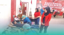 Gambar Aksi Sosial Peringati Bulan Bung Karno, DPC PDI Perjuangan Banyuwangi Gelar Donor Darah (Sumber: Istimewa)