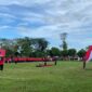 DPC PDIP Jember saat menggelar upacara (Sumber foto: Sigit)