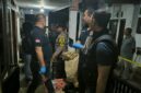 Polisi saat melakukan olah TKP (Sumber foto: Polsek Umbulsari)