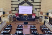Bupati Jember saat menyampaikan tanggapannya terhadap Pandangan Umum semua Fraksi DPRD Jember (Sumber foto: Sigit)