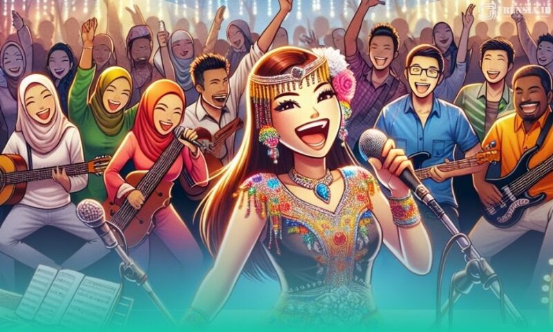 Gambar Dimensi Gender Lagu Dangdut Pernah Diteliti Serius Akademisi Universitas California (Sumber: Frensia Grafis/AI)