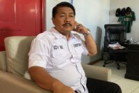 Kepala Dispora Jember, Edy Budi Susilo saat diwawancarai (Sumber foto: Sigit)