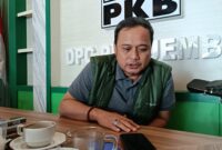 Ketua DPC PKB Jember Ayub Junaidi saat dikonfirmasi (Sumber foto: Sigit)