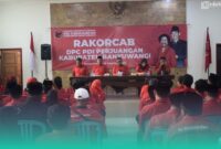 Gambar DPC PDI Perjuangan Banyuwangi Gelar Rakorcab Sosialisasi Peraturan Partai Nomor 1 Tahun 2025 (Sumber: Istimewa)