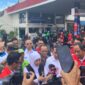 Gubernur Jatim saat diwawancarai (Sumber foto: Sigit)