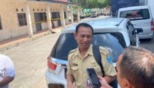 Pengawas Tenaga Kerja Disnaker Provinsi saat diwawancarai (Sumber foto: Sigit)