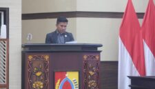 Jubir Fraksi PKB DPRD Jember saat membacakan Pandangan Akhir (Sumber foto: Istimewa)