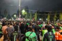 Driver Ojol di Jember saat melakukan aksi solidaritas (Sumber foto: Istimewa)