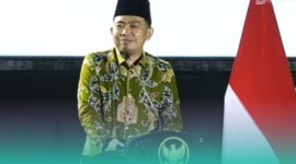 Gambar Gus Fawait Saat Memberi Sambutan di Acara Sambutan MTQ XXXI (Sumber: Istimewa)