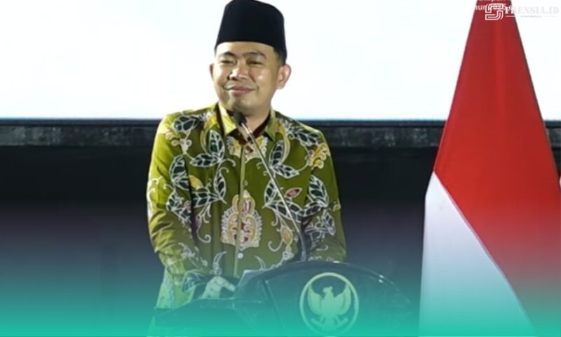 Gambar Gus Fawait Saat Memberi Sambutan di Acara Sambutan MTQ XXXI (Sumber: Istimewa)