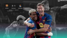 Gambar Habis Cedera, Lamine Yamal Keren! Barcelona Menyalib Real Madrid! (Sumber: Frensia Grafis)