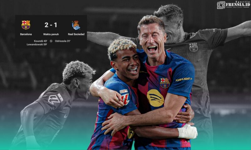 Gambar Habis Cedera, Lamine Yamal Keren! Barcelona Menyalib Real Madrid! (Sumber: Frensia Grafis)