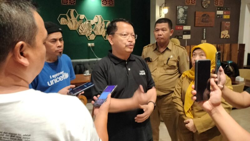Spesialis kesehatan UNICEF, Armunanto saat dikonfirmasi (Sumber foto: Sigit)