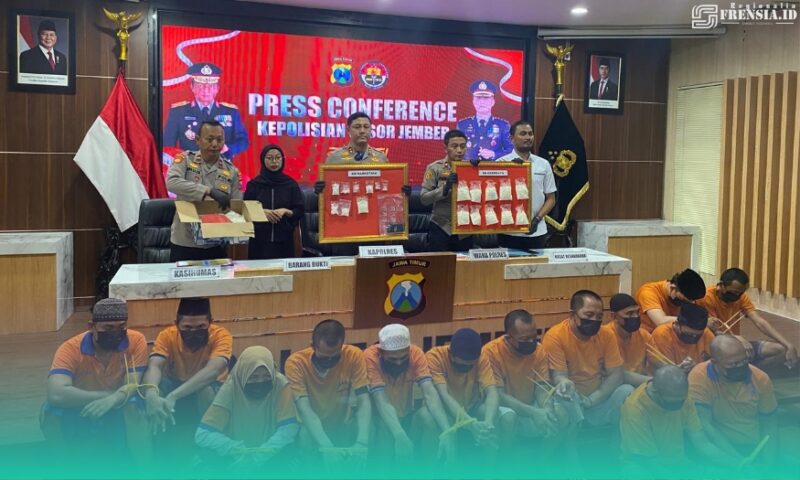 Gambar Bongkar Jaringan Narkoba Lintas Kota! Polres Jember Sita 144 Gram Sabu dan 32 Ribu Pil Okerbaya (Sumber: Istimewa)
