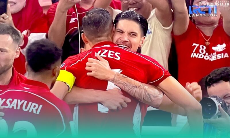 Gambar Kevin Diks Cetak Gol Debut untuk Indonesia, Sayangnya Arab Saudi Langsung Balas (Sumber: Tangkapan Layar RCTI)