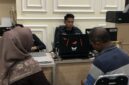 Pelaku saat menjalani pemeriksaan di Mapolres Jember (Sumber foto: istimewa)