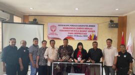 Foto bersama setelah acara Muskab DPC Perbasi Kabupaten Jember (Sumber foto: Sigit) 
