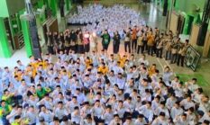 Ketua Perbasi Jatim Sumbang Ring Basket ke Ponpes di Sidoarjo