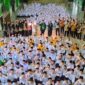 Ketua Perbasi Jatim saat foto  bersama di Ponpes Manba'ul Hikam Sidoarjo (Sumber foto: istimewa)