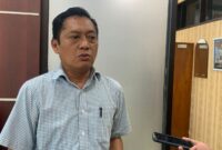 Ketua DPRD Jember Ahmad Halim saat dikonfirmasi (Sumber foto: Sigit)