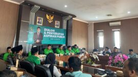 Suasana saat dialog dan penyerapan aspirasi publik (Sumber foto: Sigit)