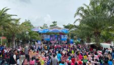 Suasana saat acara Jalan Sehat dan Pesta Kampoeng. (Foto: Sigit)