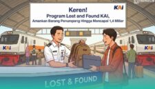 Gambar Keren! Program Lost and Found KAI, Amankan Barang Penumpang Hingga Mencapai 1,4 Miliar (Sumber: Ilustrasi/Frensia/AI)