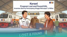 Gambar Keren! Program Lost and Found KAI, Amankan Barang Penumpang Hingga Mencapai 1,4 Miliar (Sumber: Ilustrasi/Frensia/AI)