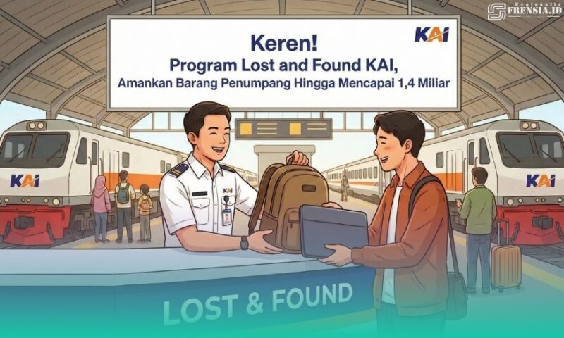 Gambar Keren! Program Lost and Found KAI, Amankan Barang Penumpang Hingga Mencapai 1,4 Miliar (Sumber: Ilustrasi/Frensia/AI)