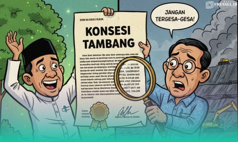 Gambar Konsesi Tambang NU, Akademisi Muhammadiyah: Jangan Tergesa-gesa! (Ilustrasi Frensia.Id)