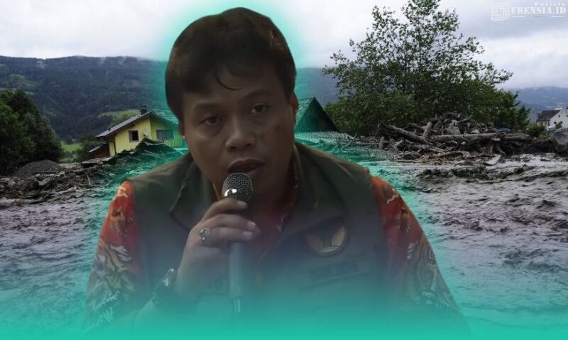 Gambar Terkait Video Viral Gelontongan Kayu Di Banjir Sumatra! Dirjen Gakkumhut: Wamen Sudah Melakukan Operasi (Sumber: Grafis Frensia)