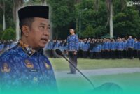 Gambar Bupati Bondowoso Kukuhkan 4.502 PPPK Paruh Waktu, Tekankan Etos Kerja dan Integritas ASN (Sumber: Istimewa)