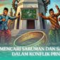 Gambar Kolom Abdul Wahid: Mencari Saruman dan Sauron dalam Konflik PBNU (Grafis Frensia) 